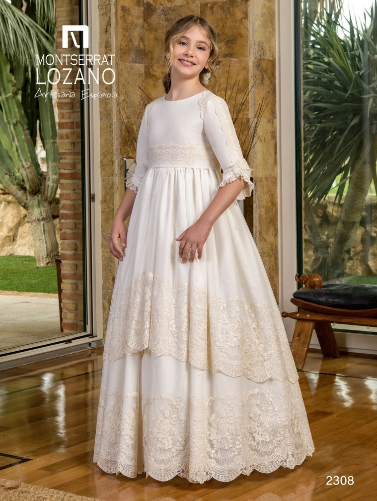 Vestido Comunión Monserrat Lozano 2308