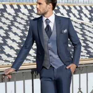 Traje Novio Semilevita Enzo Romano 117-2626