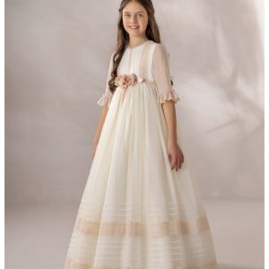 Vestido Comunión Romántico Carmy 4624