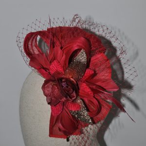 Tocado Fiesta Sinamay Luna 3142