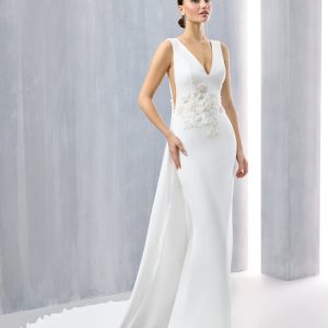 Vestido Novia Recto Bernie
