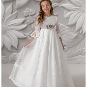 Vestido Comunión Romántico Carmy 5621