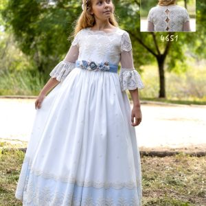 Vestido Comunión Romántico 4651