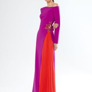 Vestido Madrina Bicolor 51507