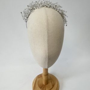 Diadema Novia Cristal y Perla 820