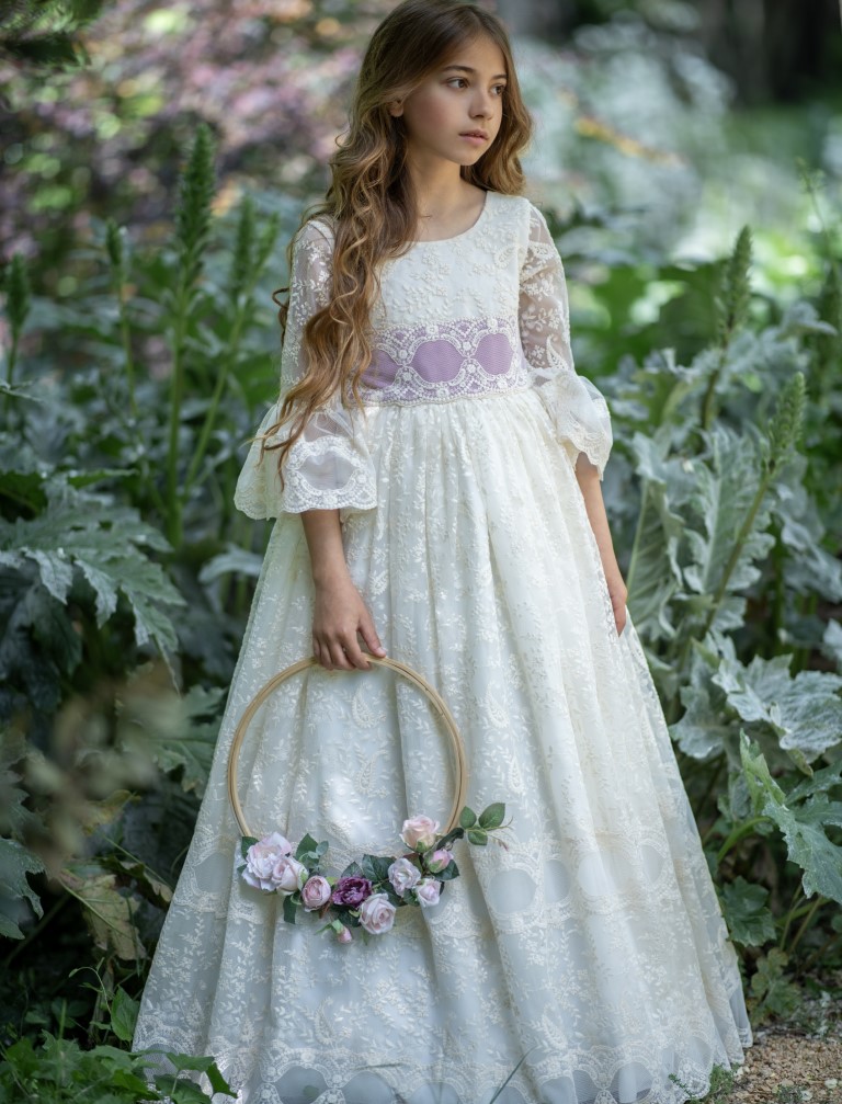 Vestido Comunión Romántico Piamonte