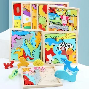 🧩 Puzzle Bloques de Madera