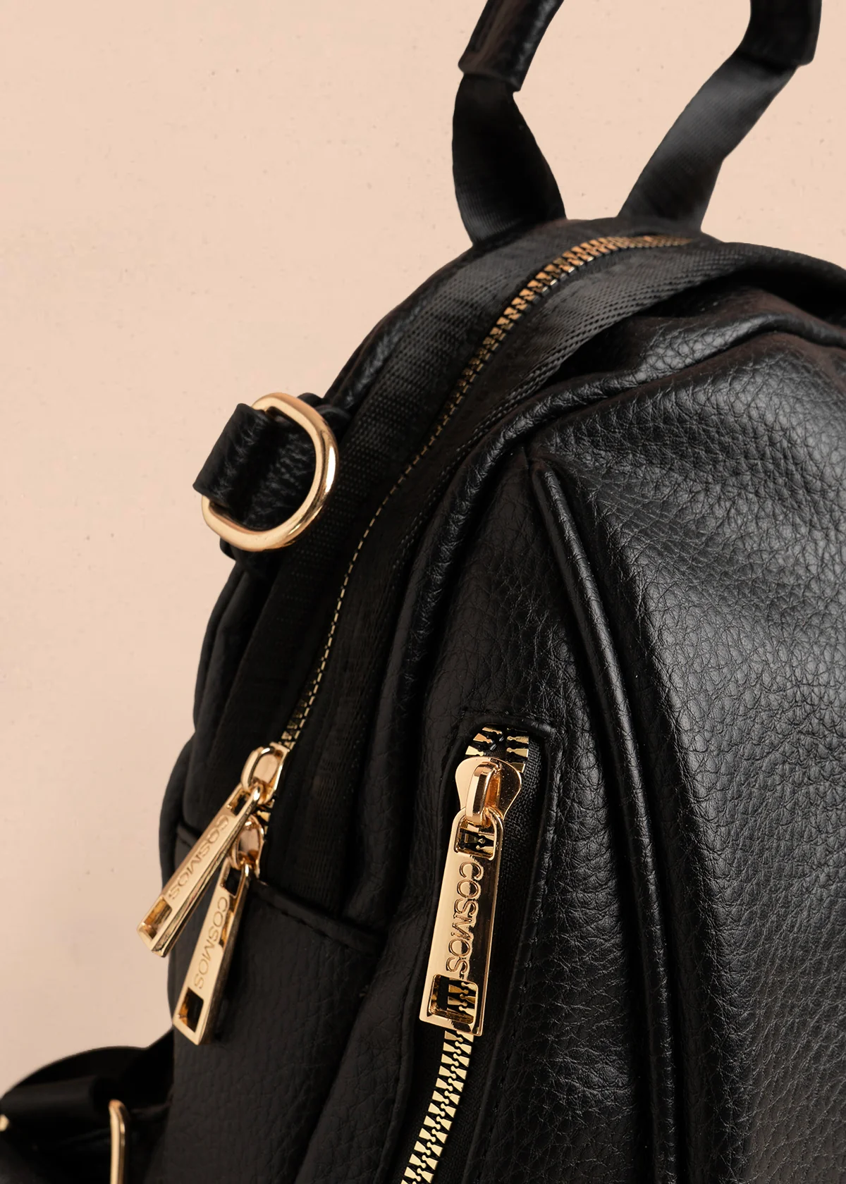 Morral en color negro con detalle de llavero 106326 - Imagen 3