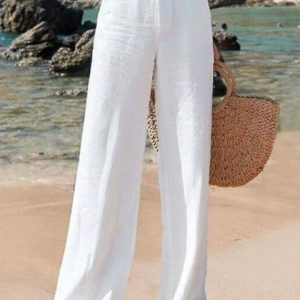 Pantalones Ibicencos Blancos
