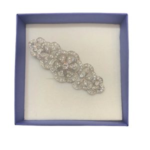 Broche Mantilla Rodio y Cristal 1910