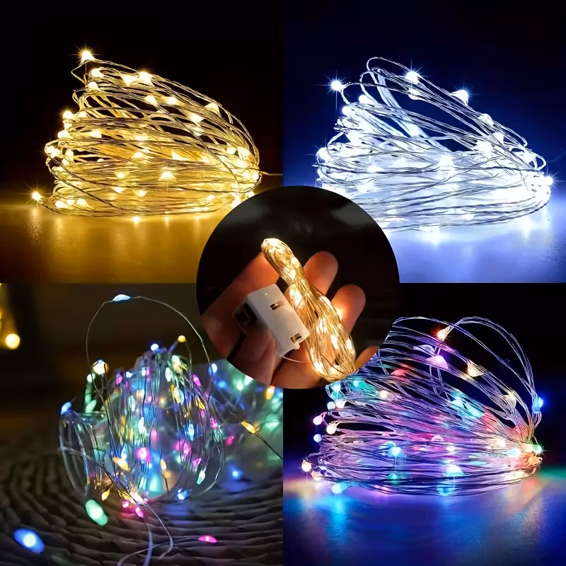Guirnalda Alambre Mini Luces Luciérnagas