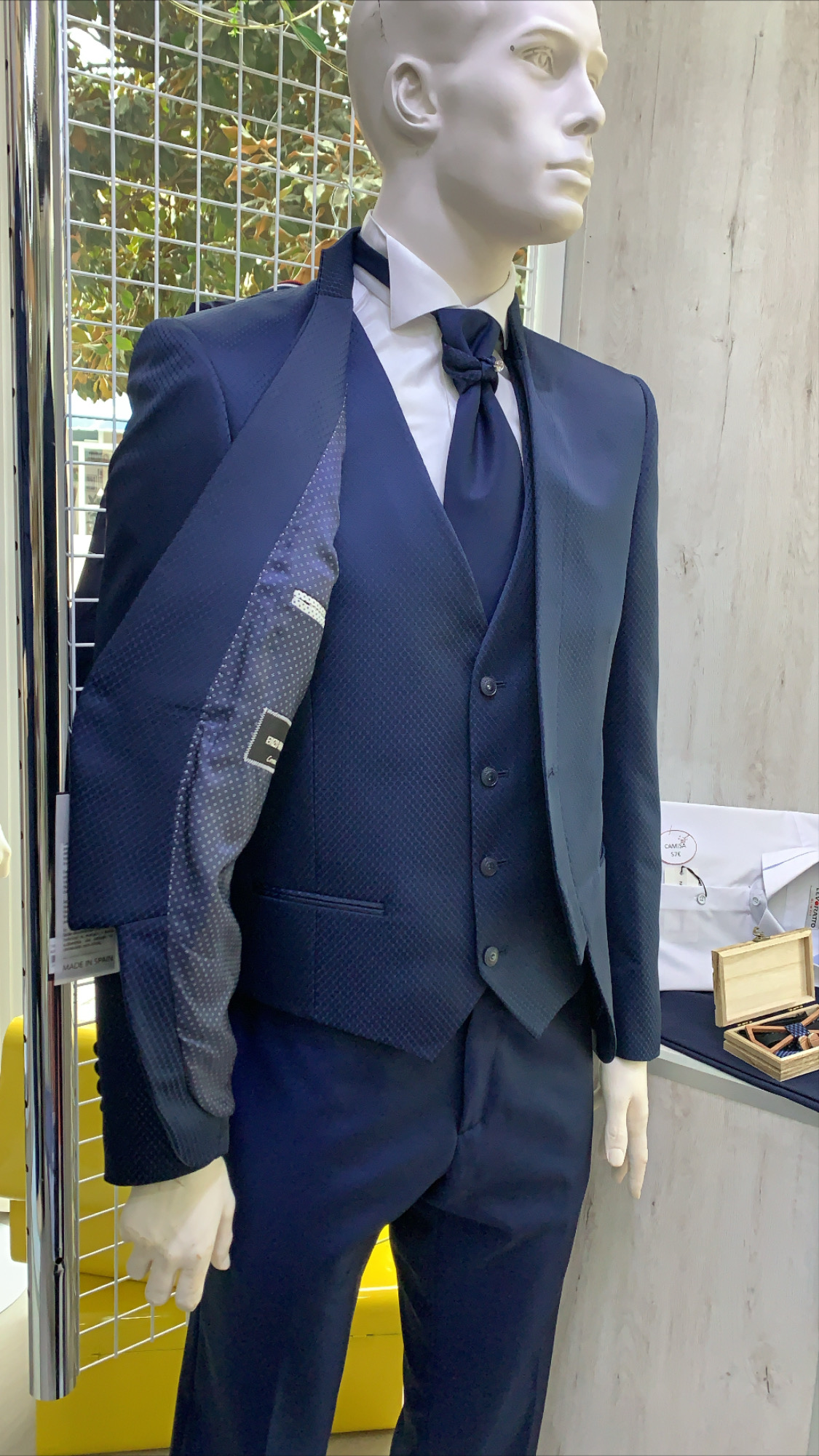 Traje Enzo Romano cuello mao - Imagen 7