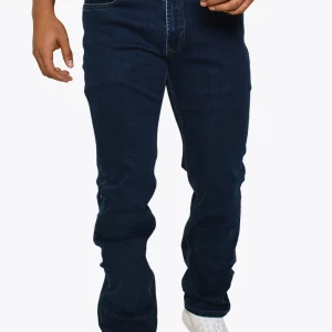 Pantalón de Mezclilla Azul Marino Slim Fit 872-A