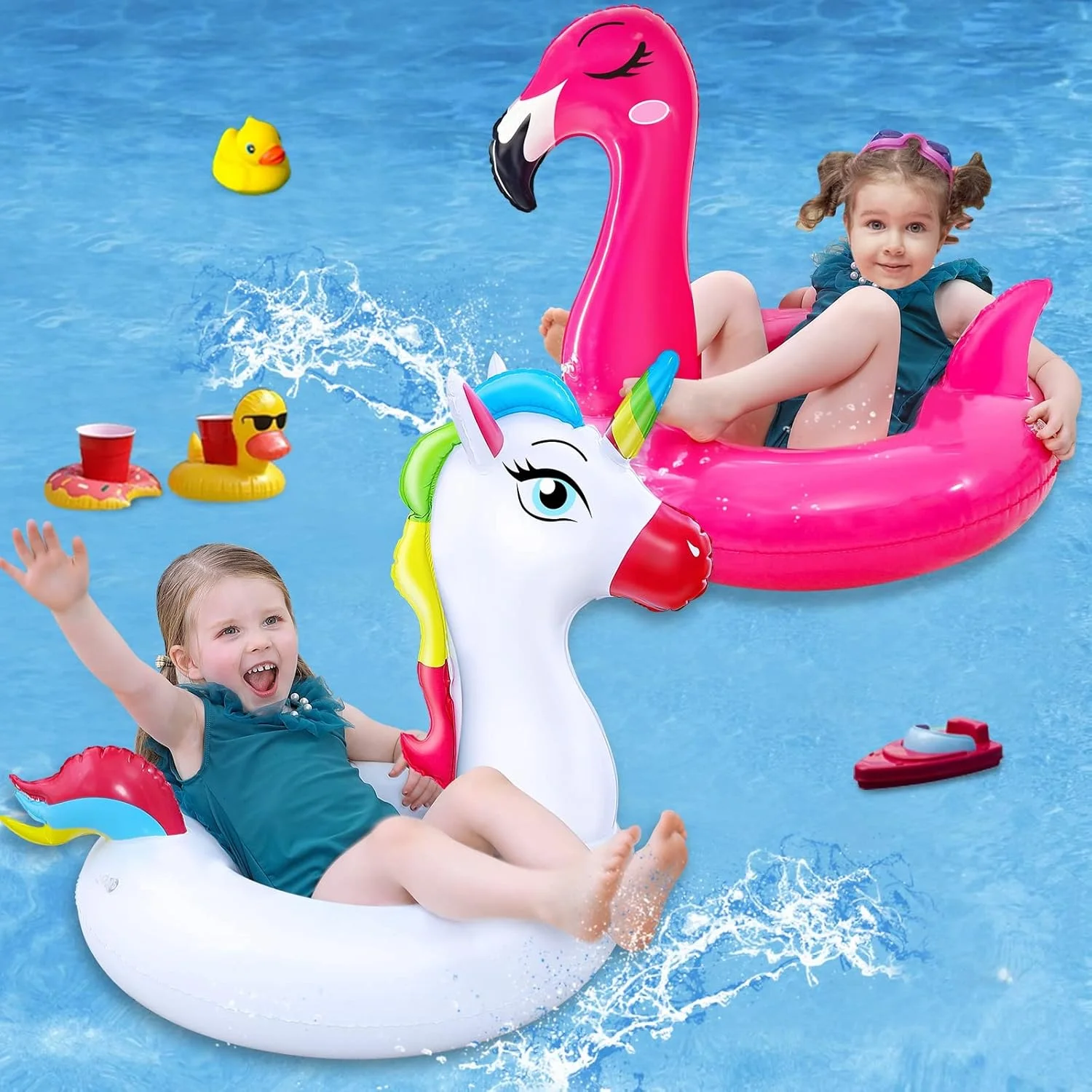 Flotador Inflable Baby Flamenco - Imagen 8