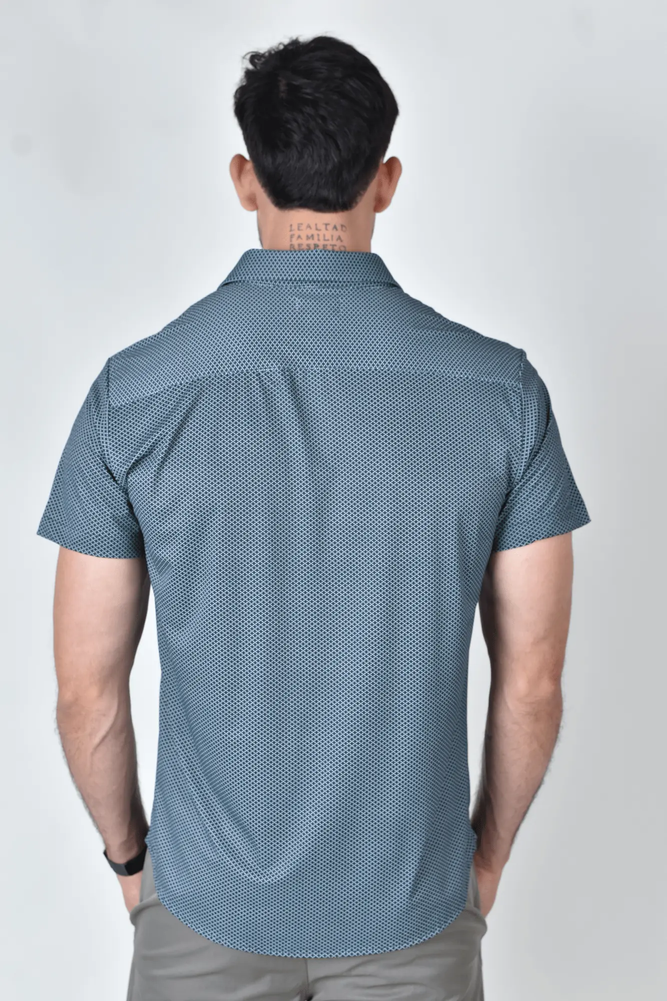 Camisa Cubic Azul - Imagen 5
