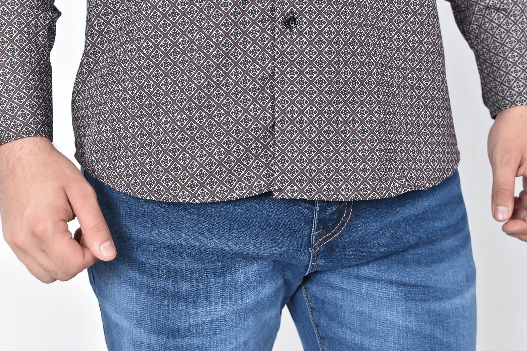 Camisa Herald Vintage Beige - Imagen 6