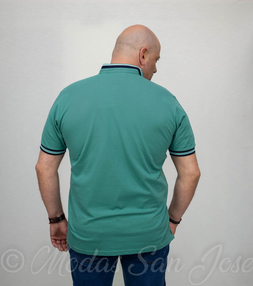 Polo manga corta cuello mao - Imagen 5