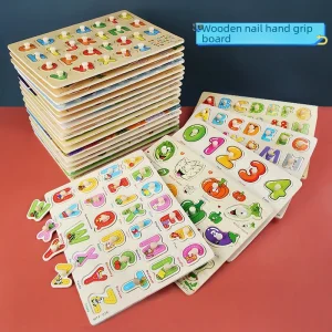 Puzzle Rompecabeza Encastre con boton