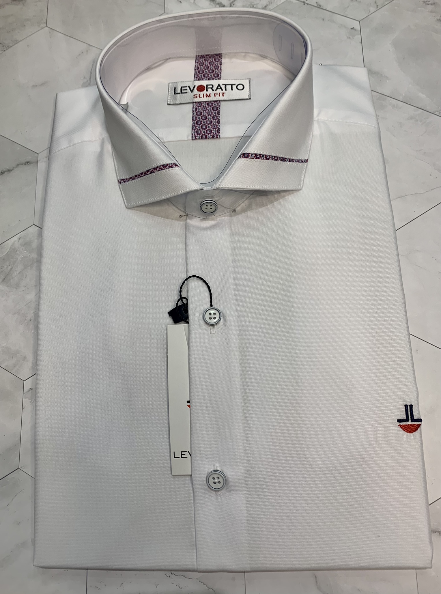 CAMISA LEVORATTO VIVO CRUZADO BERENJENA - Imagen 2