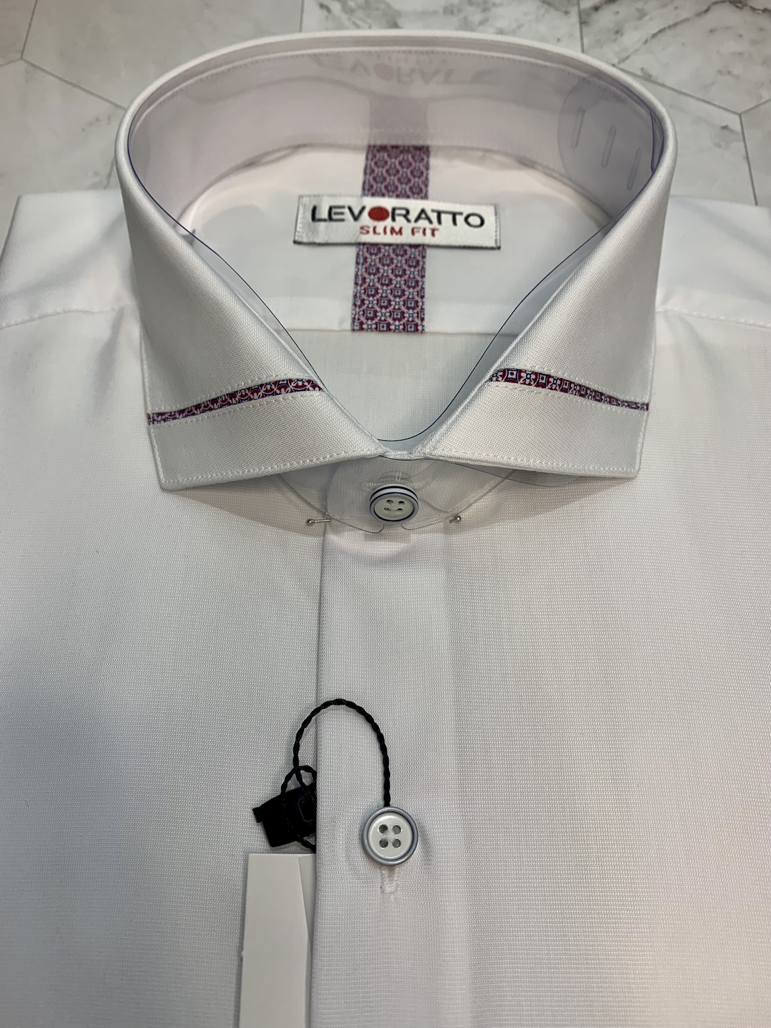 CAMISA LEVORATTO VIVO CRUZADO BERENJENA - Imagen 3