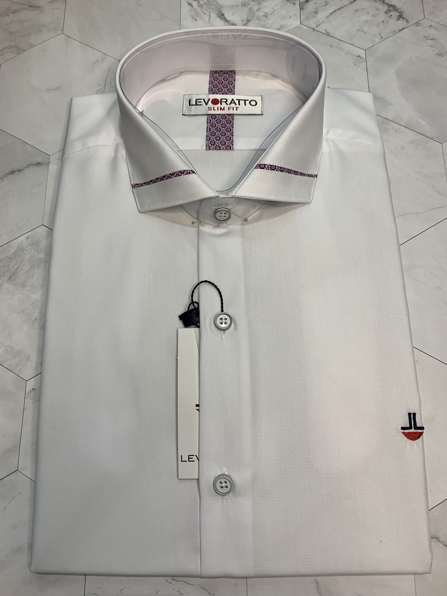 CAMISA LEVORATTO VIVO CRUZADO BERENJENA - Imagen 5