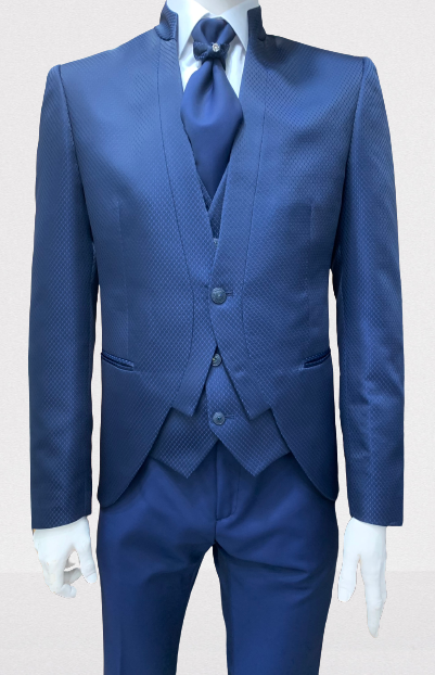 Traje Enzo Romano cuello mao - Imagen 2