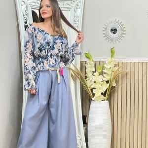 PANTALÓN “Salvia” AZUL NEBLINA