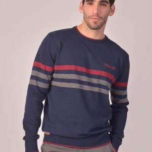 Jersey cuello redondo Privata 2807 marino