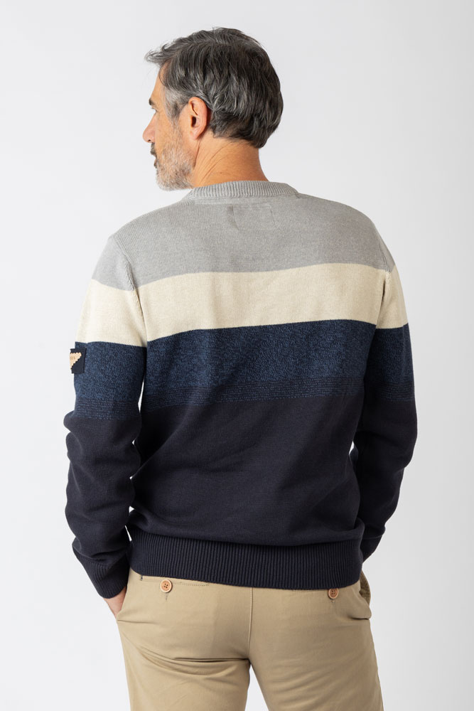 Jersey cuello redondo tricolor Privata - Imagen 5