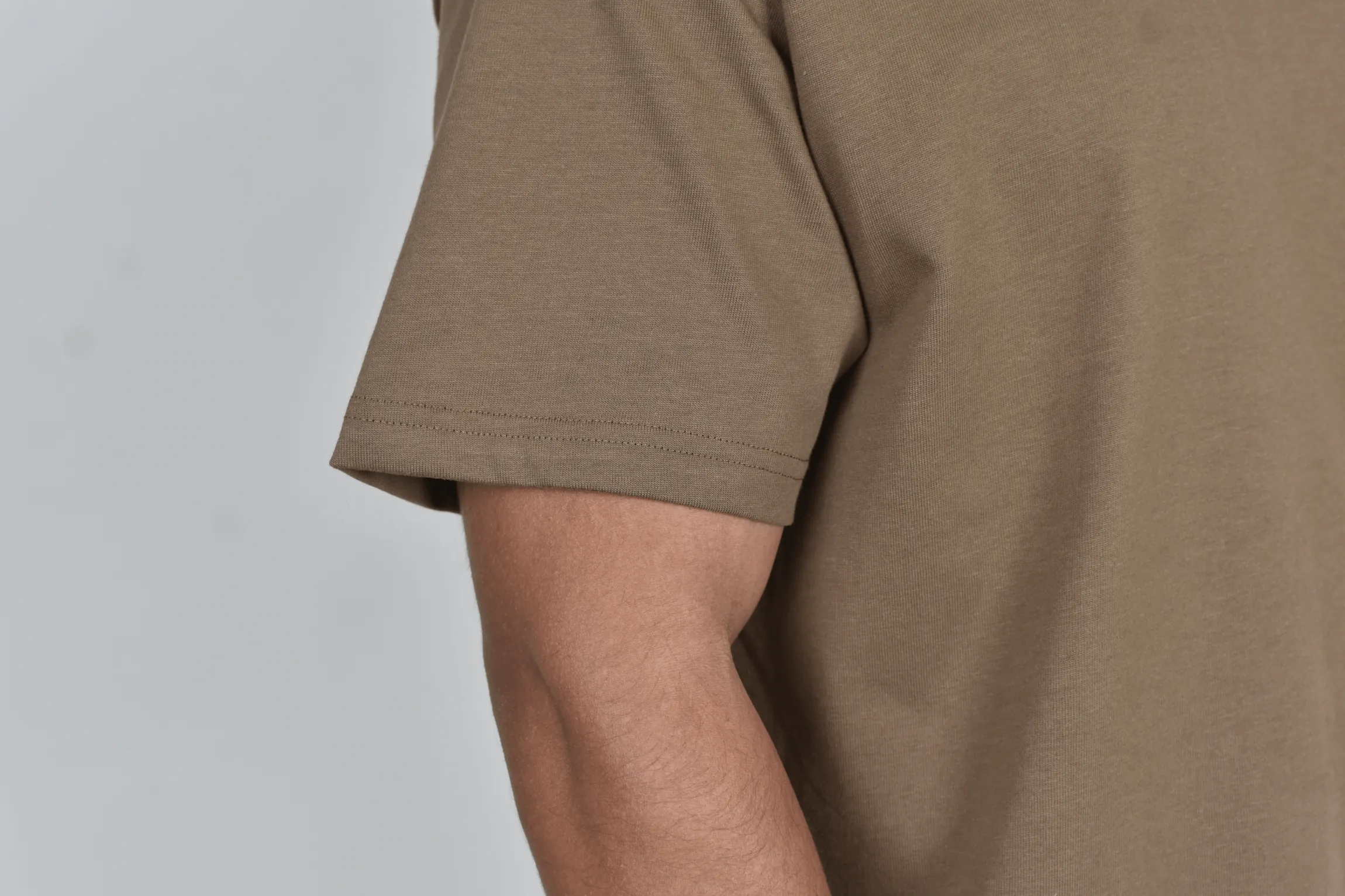 Playera Lisa Heavy Cotton Olivo Flames 300 gsm - Imagen 5
