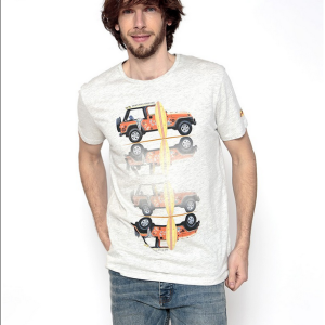Camiseta calavera furgo 4×4 Brave soul