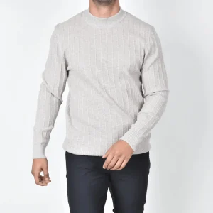 Suéter Tejido Ribbed Beige