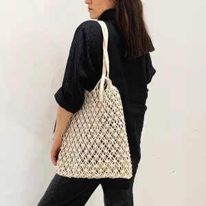 Bolsa Ecologica Macrame Asa Larga