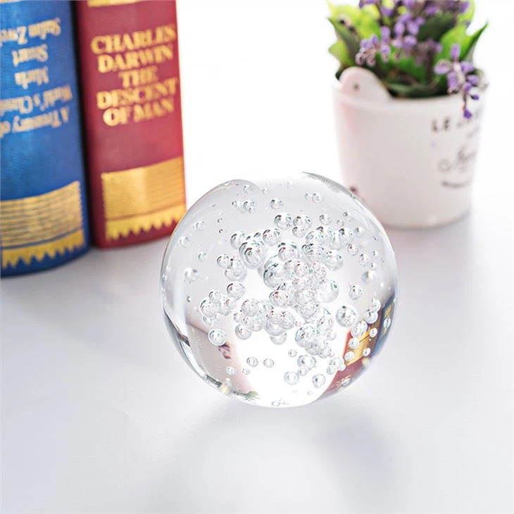 Bola de cristal con burbujas de aire en el interior - Imagen 6