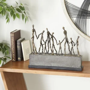 Escultura Familia Paseando