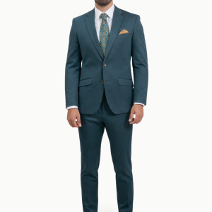 Traje regular fit verde Selinac