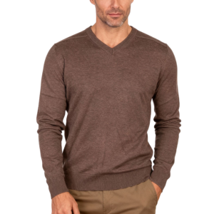 Jersey cuello pico Martin´s 380 marrón