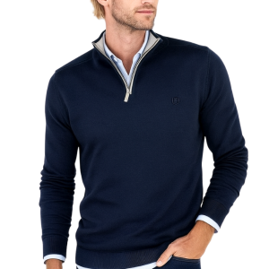 Jersey cuello cremallera Martin´s marino