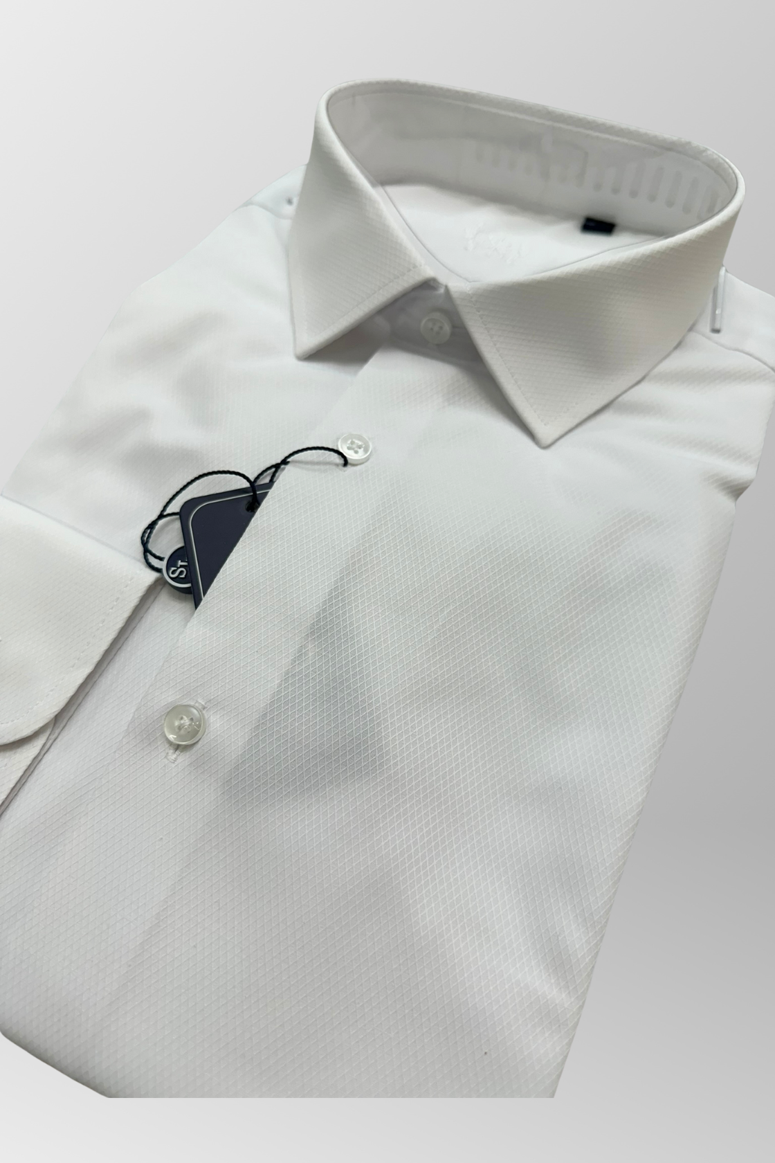 Camisa tejido rombo Sts 3045 - Imagen 3