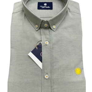 Camisa lisa verde Urban Button