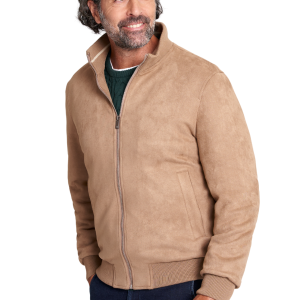 Cazadora antelina Selva Roberto beige