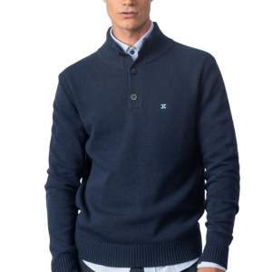 Jersey cuello alto botones Etiem