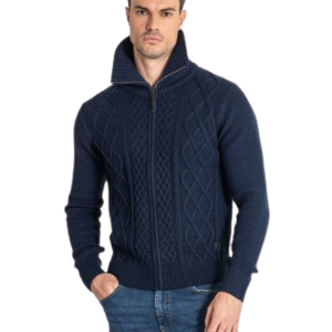 Chaqueta punto marino Dos Galgos