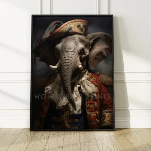 Cuadro Mr. Elefant Renacentista