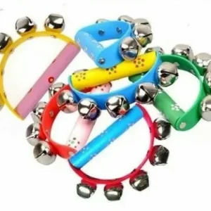 Pandereta Sonajero Maraca Arco Iris