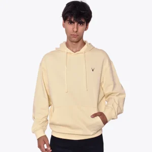 Sudadera Raw Terry Moller Brand Amarilla