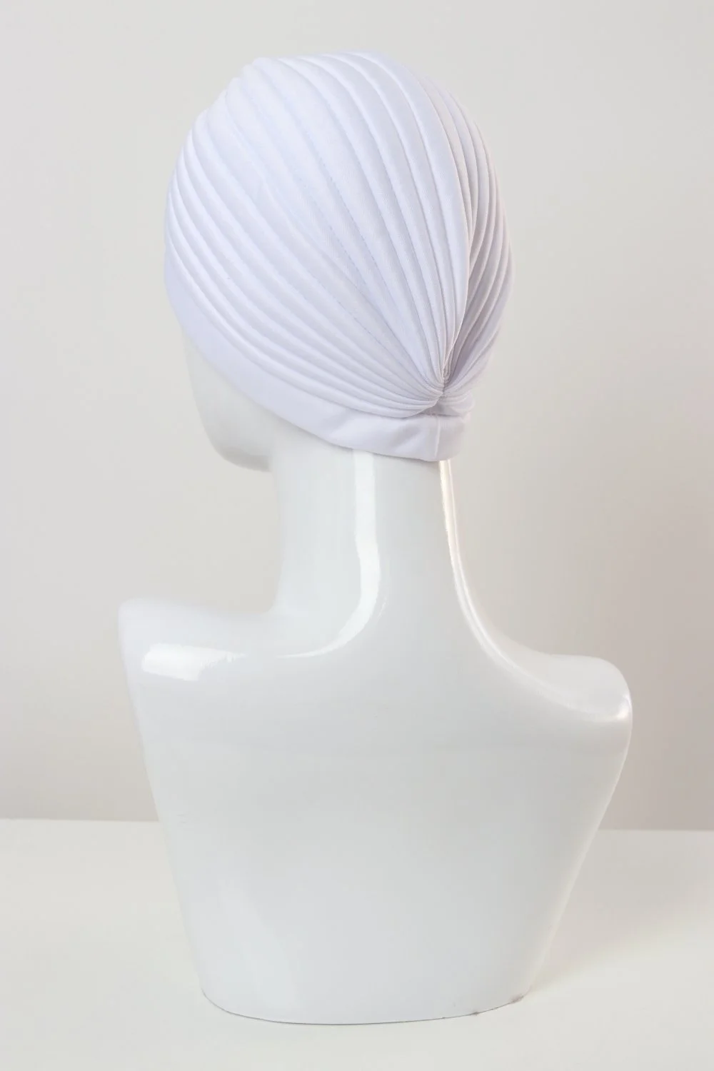 Turbante Gorro Basico Sabrina Blanco - Imagen 5