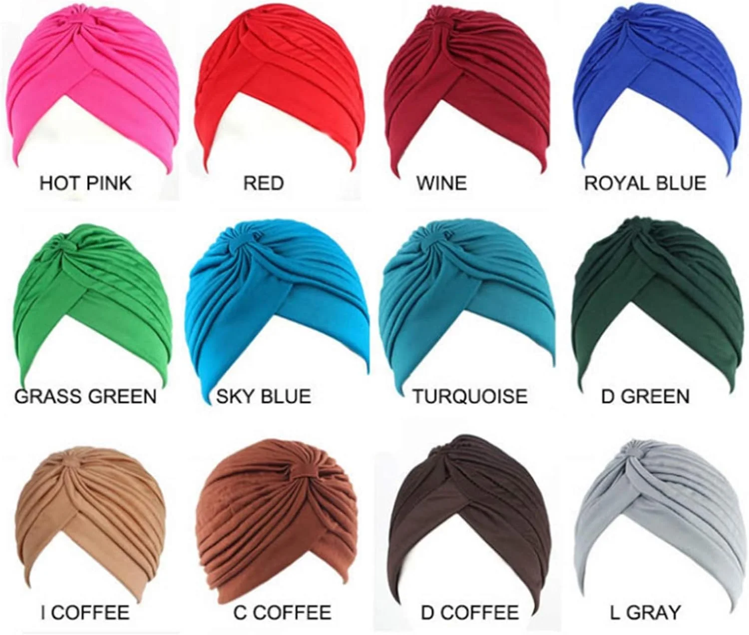 Turbante Gorro Basico Sabrina Fucsia - Imagen 4